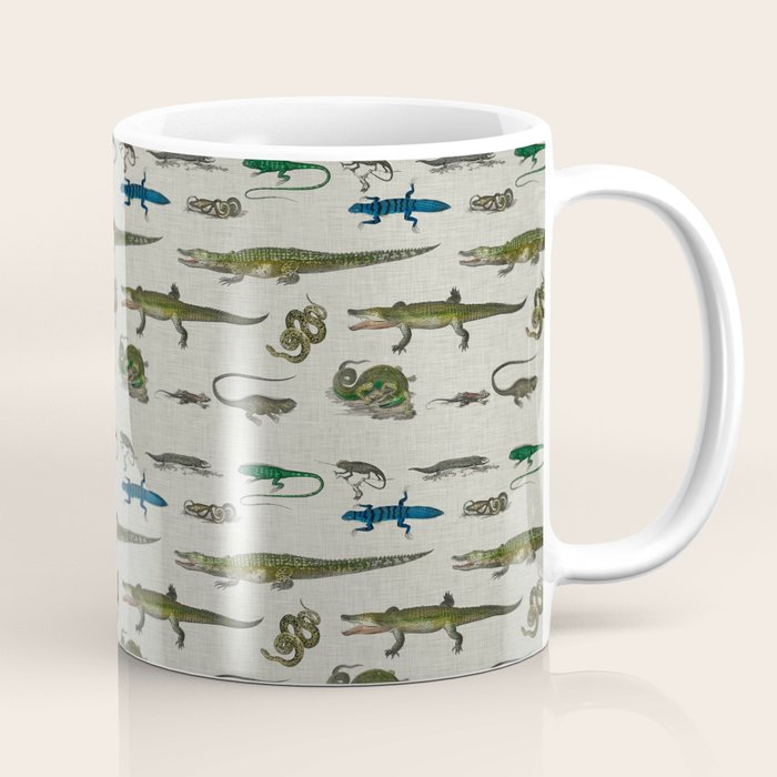 Reptiles vintage pattern Coffee Mug Gallery Image 1