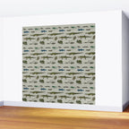 Reptiles vintage pattern Wall Mural Gallery Image 2
