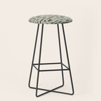 Reptiles vintage pattern Stool Gallery Image 1