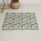 Reptiles vintage pattern Rug Gallery Image 1