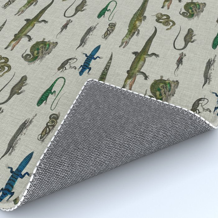 Reptiles vintage pattern Rug Gallery Image 4
