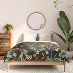 RED PANDAS IN DARK WILD NATURE Comforter Gallery Image 3