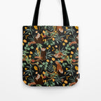 RED PANDAS IN DARK WILD NATURE Tote Bag Gallery Image 1