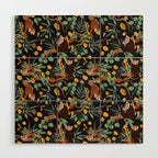 RED PANDAS IN DARK WILD NATURE Wood Wall Art Gallery Image 1