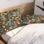 RED PANDAS IN DARK WILD NATURE Pillow Sham Gallery Image 2