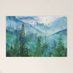 Spring Mountainscape Welcome Mat Gallery Image 1