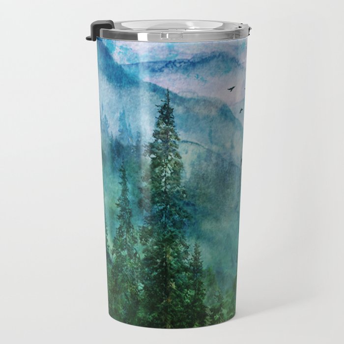 Spring Mountainscape Travel Mug Gallery Image 3