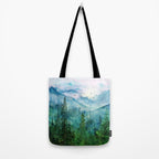 Spring Mountainscape Tote Bag Gallery Image 2