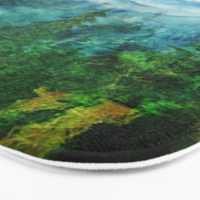 Spring Mountainscape Bath Mat Gallery Image 3