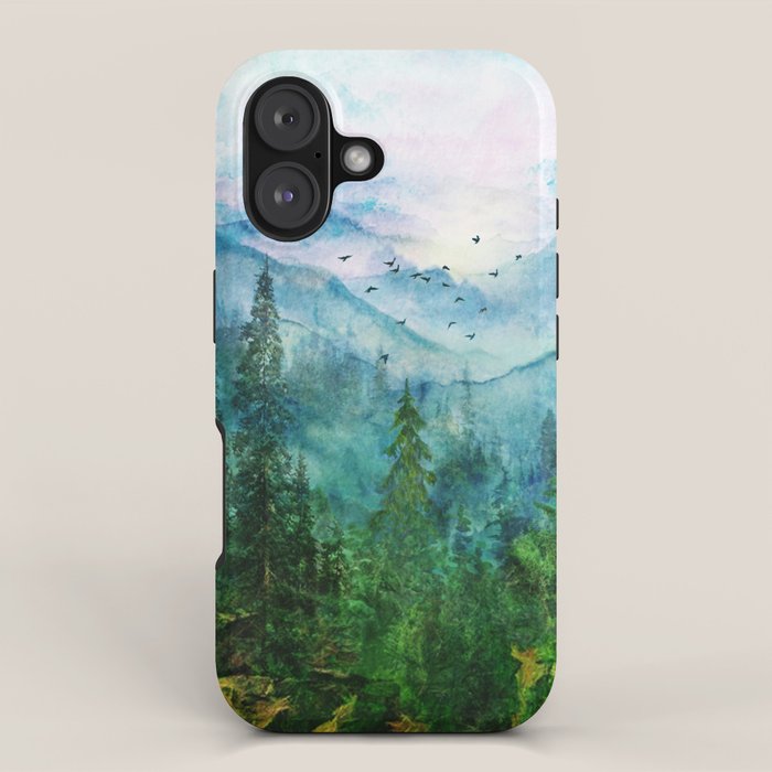 Spring Mountainscape iPhone Case Gallery Image 1