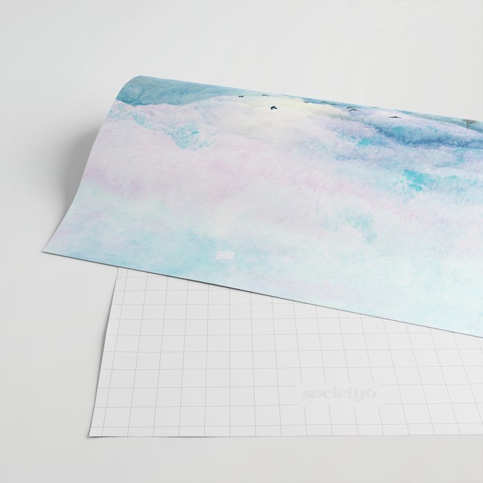 Spring Mountainscape Wrapping Paper Gallery Image 2