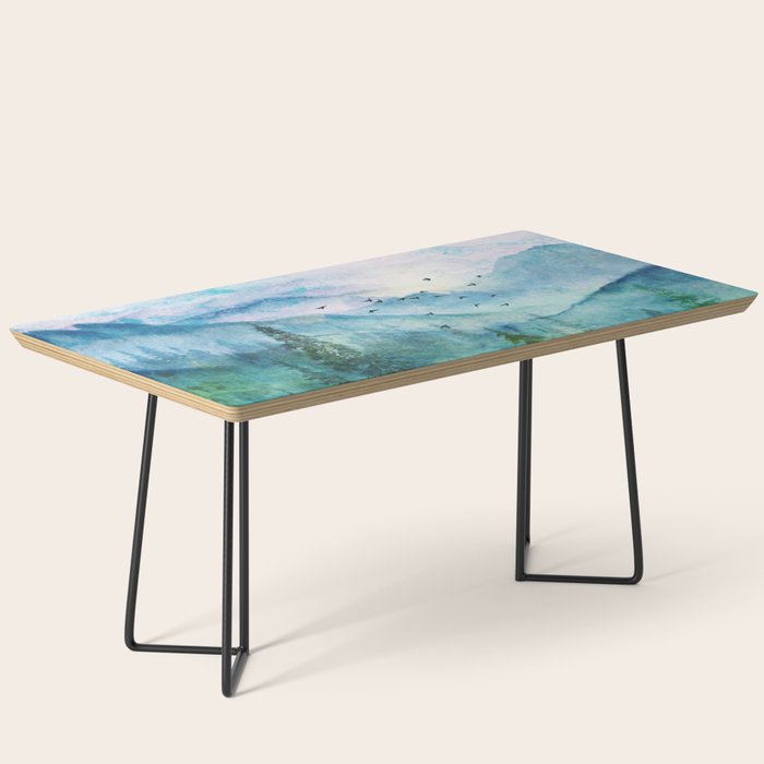 Spring Mountainscape Coffee Table Gallery Image 1