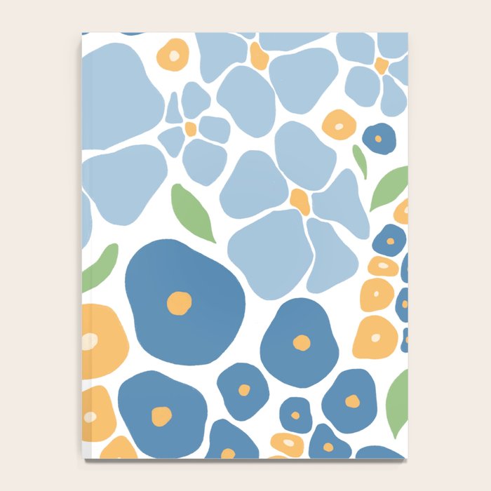 Blue and Yellow Flowers Notebook Gallery Image 4