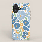 Blue and Yellow Flowers iPhone Case Gallery Image 1