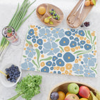 Blue and Yellow Flowers Cutting Board Gallery Image 2