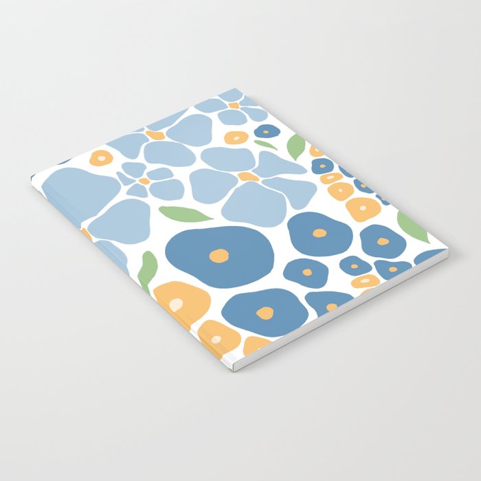 Blue and Yellow Flowers Notebook Gallery Image 2