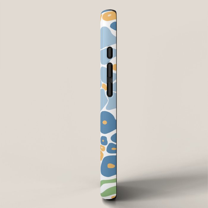 Blue and Yellow Flowers iPhone Case Gallery Image 2