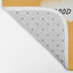 Good Vibes Only: Yellow Canvas Edition Bath Mat Gallery Image 2