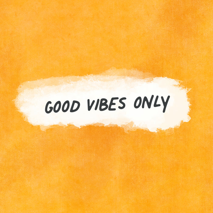 Good Vibes Only: Yellow Canvas Edition Coffee Mug Gallery Image 2