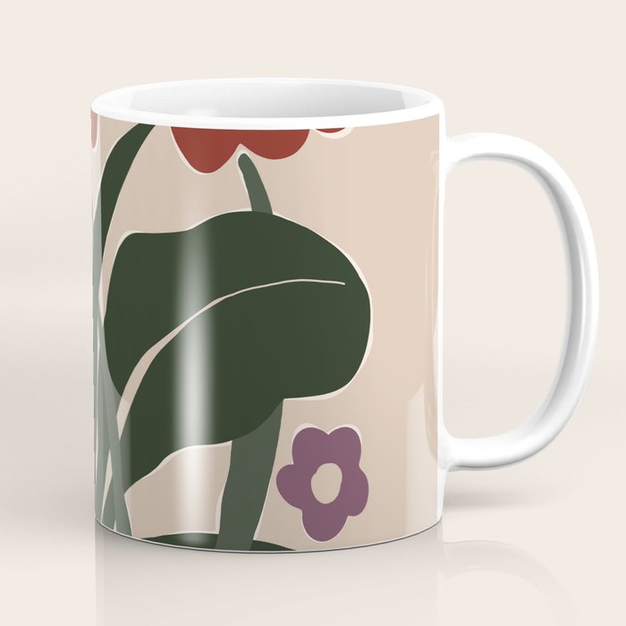 big tropical red flower plant  Coffee Mug Gallery Image 1