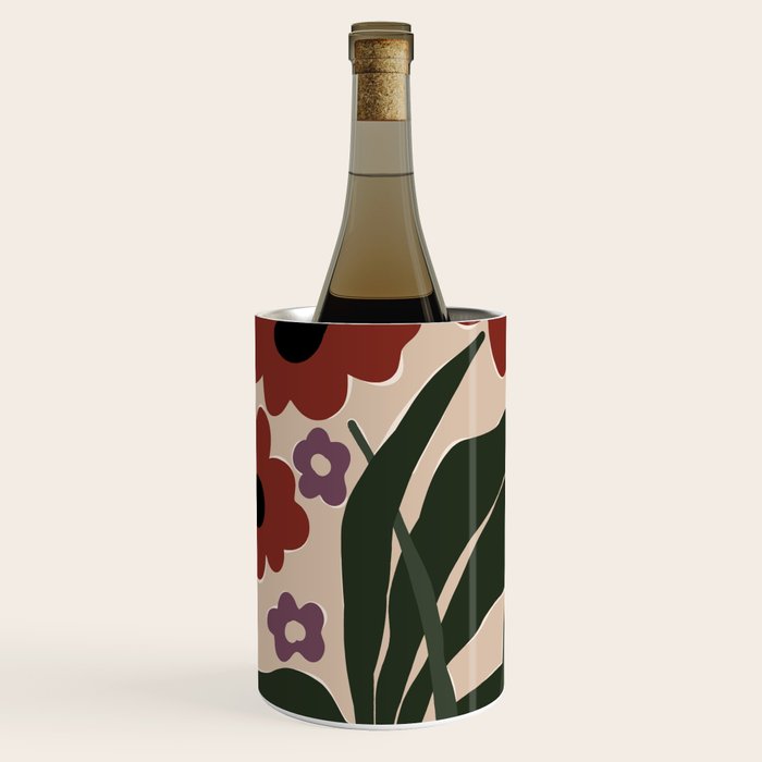 big tropical red flower plant  Wine Chiller Gallery Image 1