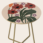 big tropical red flower plant  Side Table Gallery Image 2