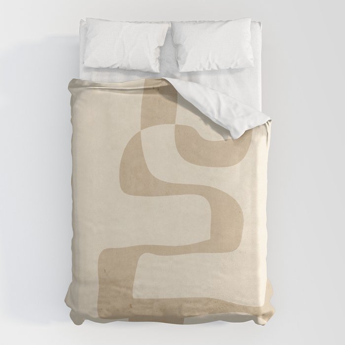 Abstract Art 55/beige Duvet Cover Gallery Image 6