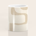 Abstract Art 55/beige Coffee Mug Gallery Image 4