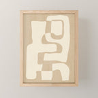 Abstract Art 55/beige Mini Art Print Gallery Image 1