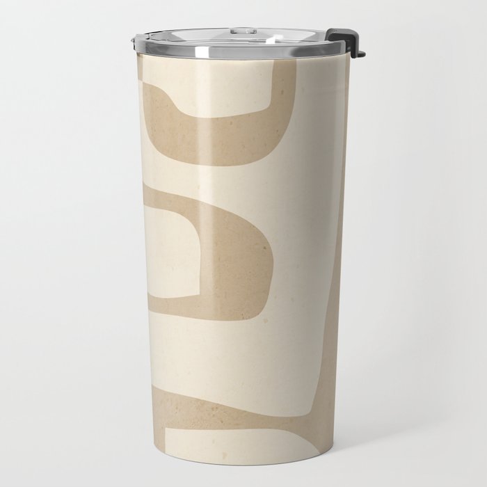 Abstract Art 55/beige Travel Mug Gallery Image 2