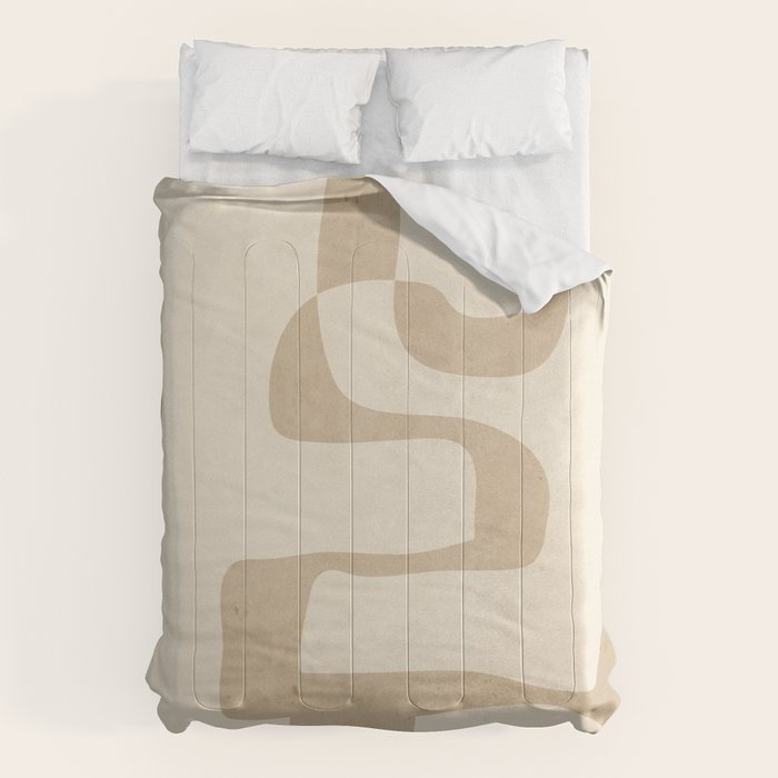 Abstract Art 55/beige Comforter Gallery Image 6