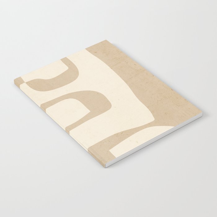 Abstract Art 55/beige Notebook Gallery Image 1