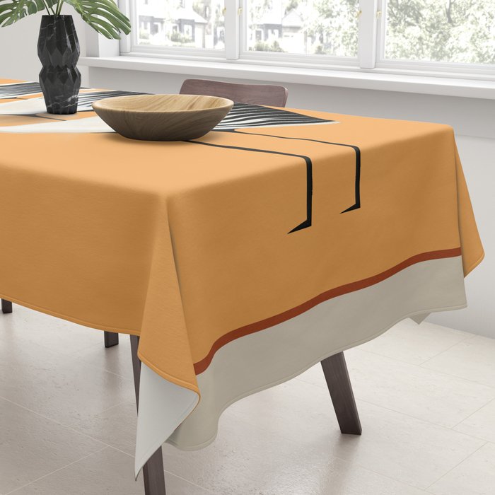 Striped Bird Trio II Tablecloth Gallery Image 3