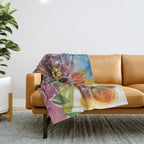 fairy cave N.o 2 Throw Blanket Gallery Image 1