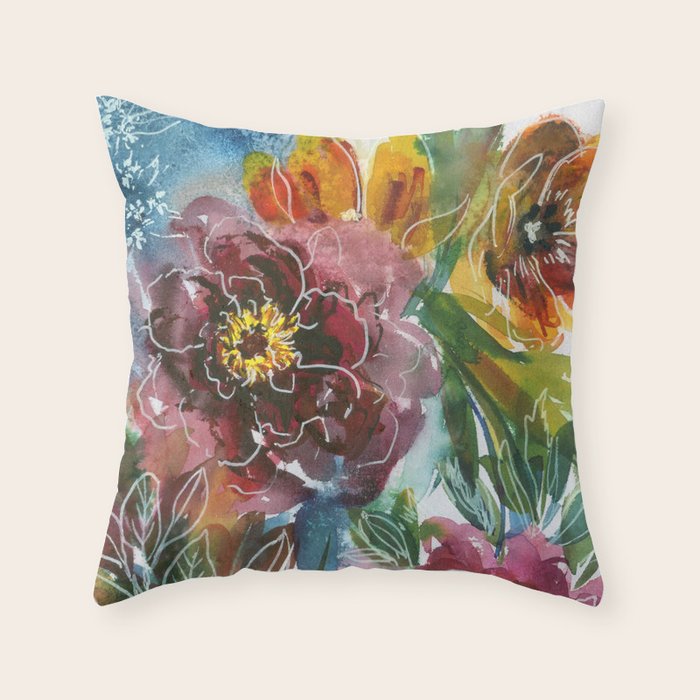 fairy cave N.o 2 Throw Pillow Gallery Image 6