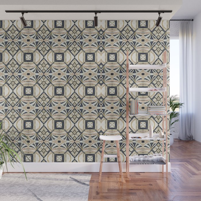 Mosaic marbled art deco II Wall Mural Gallery Image 1