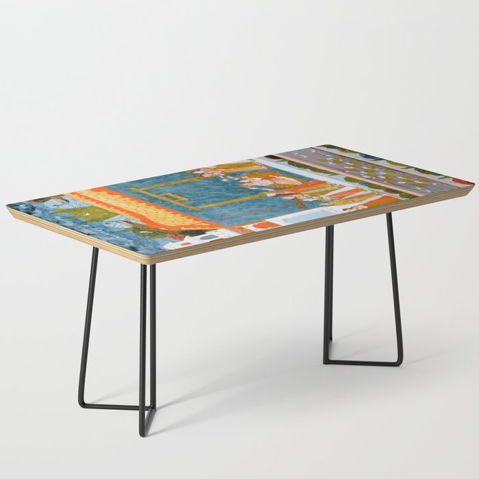Hindola Raga (Spring Swinging) Indian Painted Illustration Coffee Table Gallery Image 1