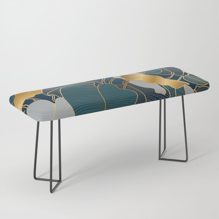 Art deco leaves Bench Gallery Image 1