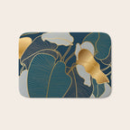 Art deco leaves Bath Mat Gallery Image 1