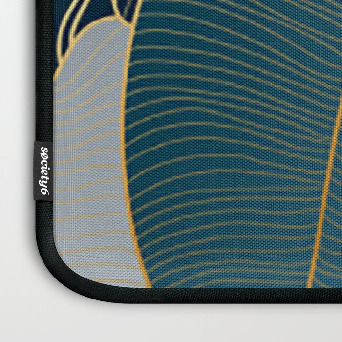 Art deco leaves Laptop Sleeve Gallery Image 3