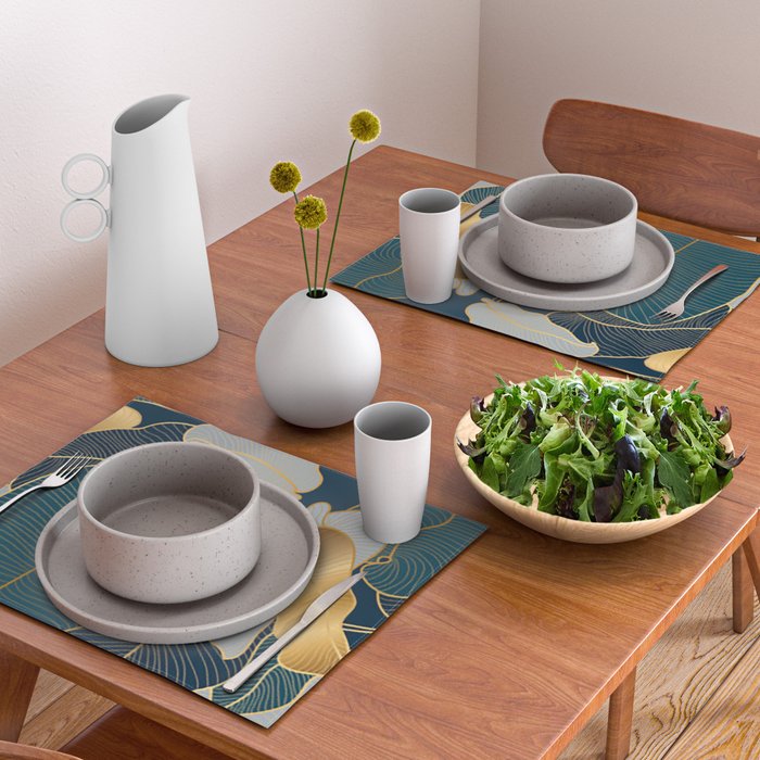 Art deco leaves Placemat Gallery Image 2