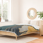 Art deco leaves Duvet Cover Gallery Image 2
