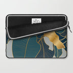 Art deco leaves Laptop Sleeve Gallery Image 2