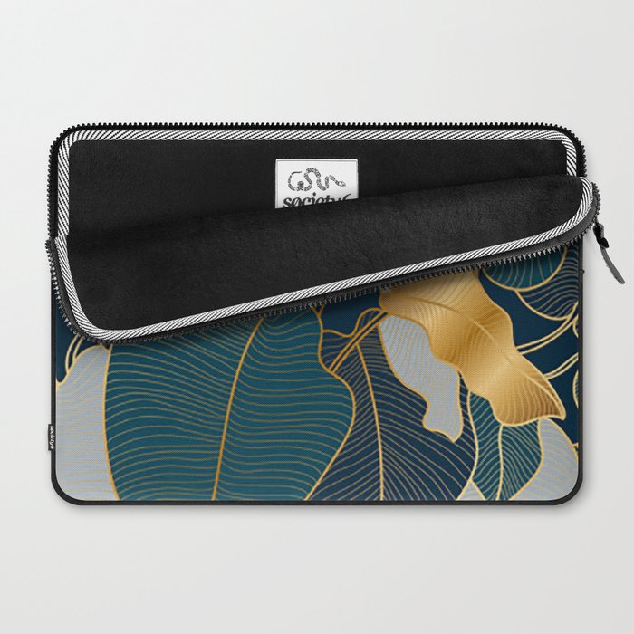 Art deco leaves Laptop Sleeve Gallery Image 2