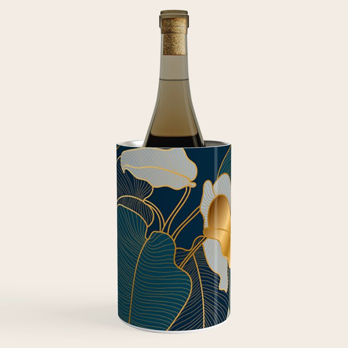Art deco leaves Wine Chiller Gallery Image 1