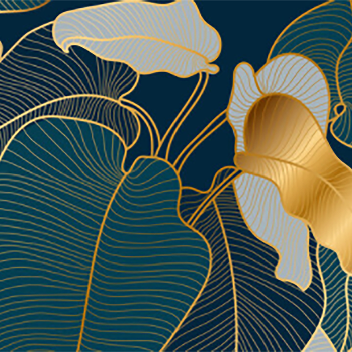 Art deco leaves Coffee Mug Gallery Image 2