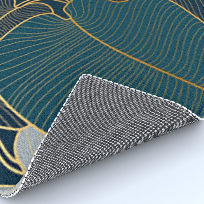 Art deco leaves Rug Gallery Image 4
