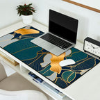Art deco leaves Desk Mat Gallery Image 2