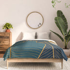 Art deco leaves Comforter Gallery Image 3