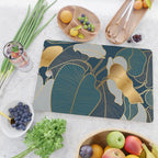 Art deco leaves Cutting Board Gallery Image 2